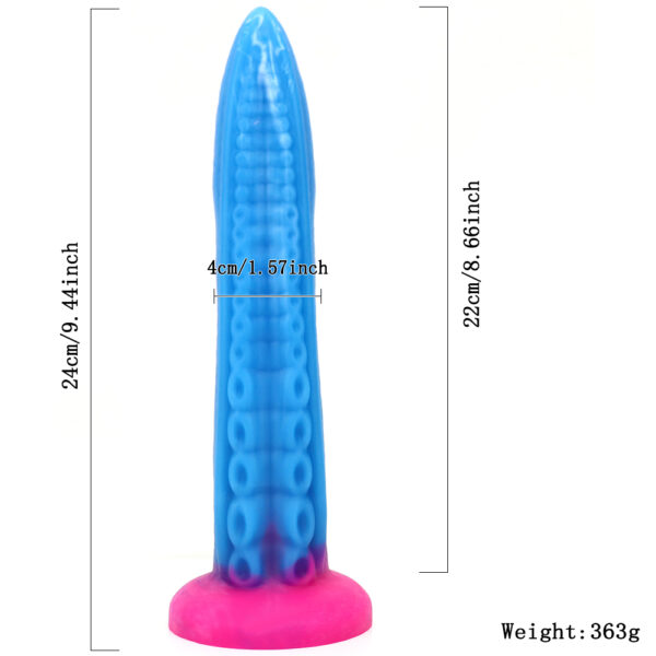 9.45"/24cm Silicone Dildo - Item No. SD-C-007 - Image 9