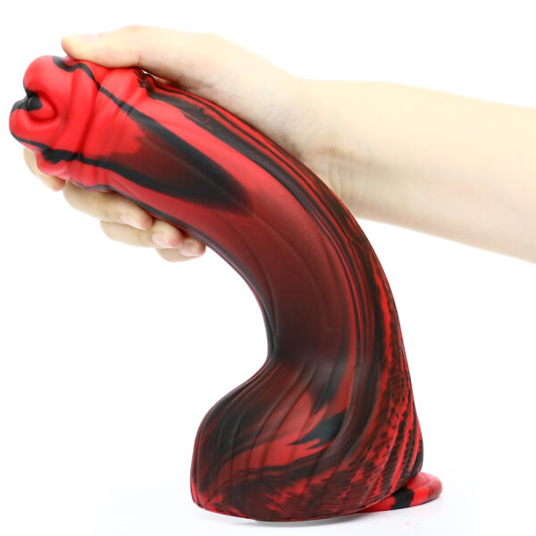 9.84"/25cm Striped Silicone Dildo - Item No. SD-C-015 - Image 10