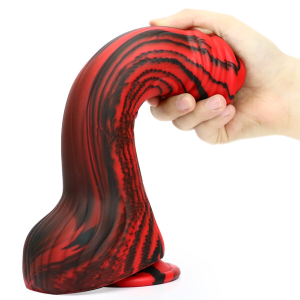 9.84"/25cm Striped Silicone Dildo - Item No. SD-C-015 - Image 9