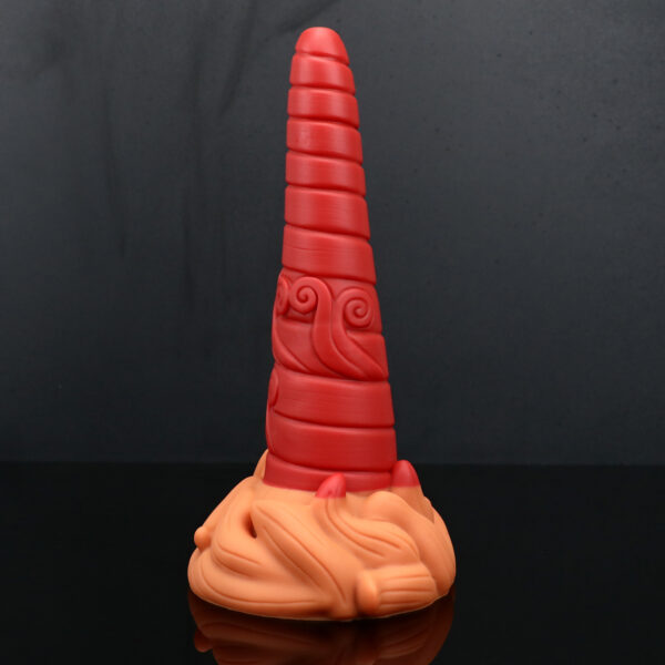 9.64"/24.5cm Cone-Shaped Silicone Dildo - Item No. SD-C-017 - Image 8