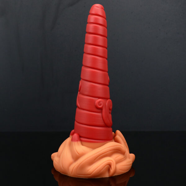 9.64"/24.5cm Cone-Shaped Silicone Dildo - Item No. SD-C-017 - Image 7