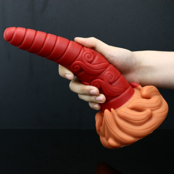 9.64"/24.5cm Cone-Shaped Silicone Dildo - Item No. SD-C-017 - Image 6