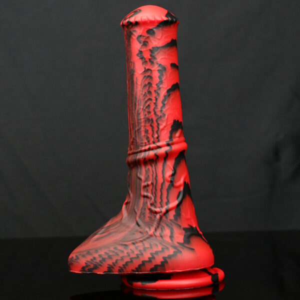 8.56"/21.75cm Curved Silicone Dildo - Item No. SD-C-021 - Image 7