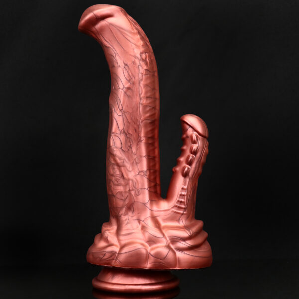 9.25"/23.5cm Dual-Ended Silicone Dildo - Item No. SD-C-025 - Image 3