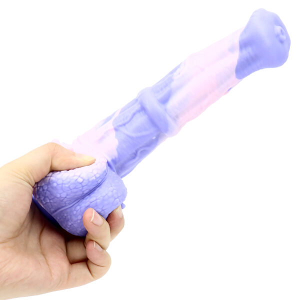 8.66"/22cm Textured Silicone Dildo - Item No. SD-C-027 - Image 8