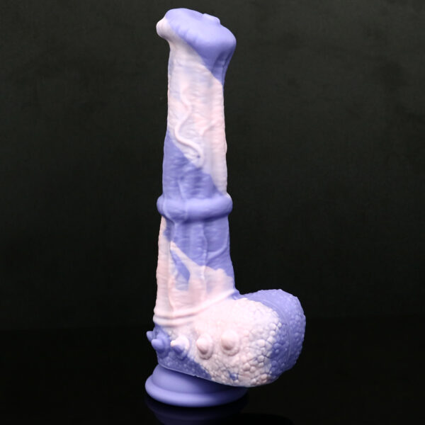 8.66"/22cm Textured Silicone Dildo - Item No. SD-C-027 - Image 6