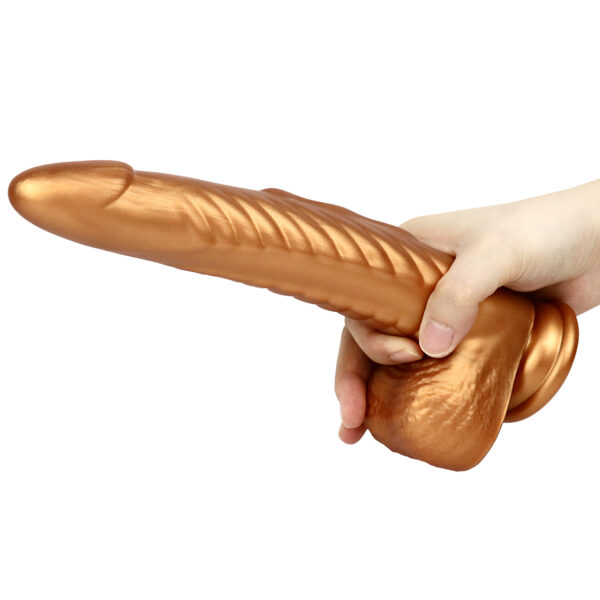 9.84”/25cm Dual Density Silicone Dildo - Item No. DS003 - Image 7
