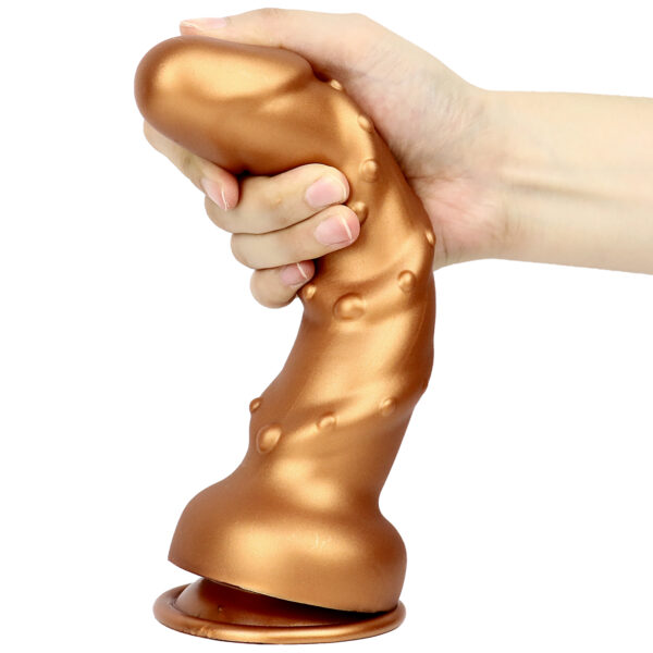 8.85”/22.5cm Dual Density Silicone Dildo - Item No. DS010