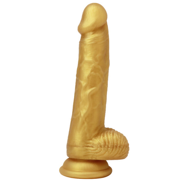 7.87”/20cm Dual Density Silicone Dildo - Item No. DS018