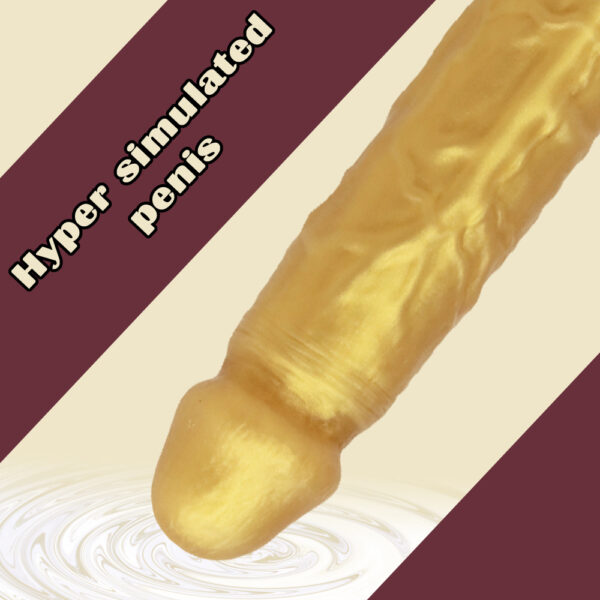 7.87”/20cm Dual Density Silicone Dildo - Item No. DS018 - Image 6