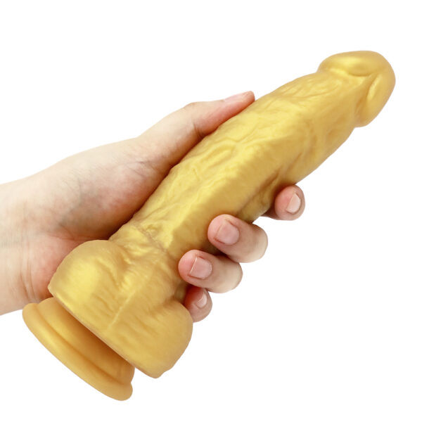 7.87”/20cm Dual Density Silicone Dildo - Item No. DS019 - Image 6