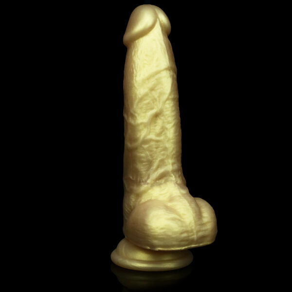 7.87”/20cm Dual Density Silicone Dildo - Item No. DS019