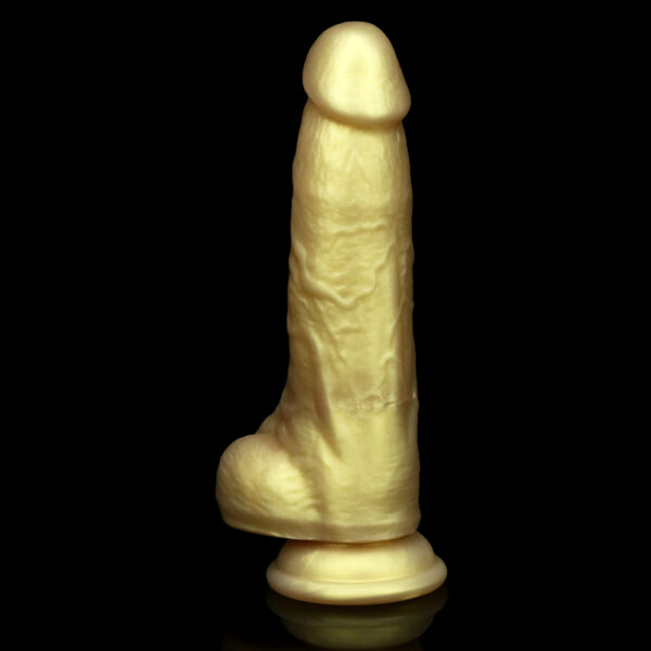 7.87”/20cm Dual Density Silicone Dildo - Item No. DS019 - Image 4