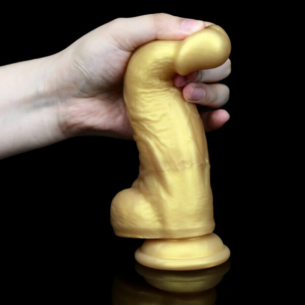 7.87”/20cm Dual Density Silicone Dildo - Item No. DS019 - Image 3