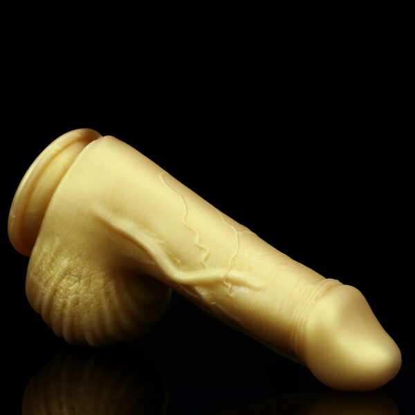 8.66"/22cm DS042 Dual Density Silicone Dildo – Item No. DS042 - Image 5