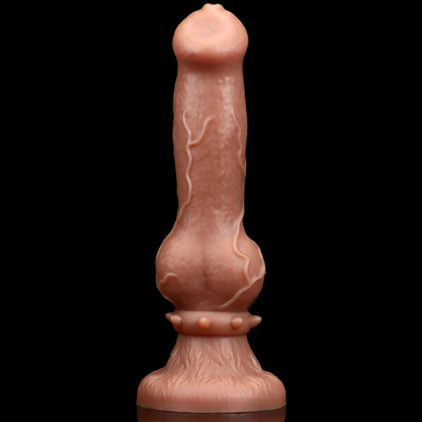 9.84"/25cm DS071 Dual Density Silicone Dildo – Item No. DS071 - Image 7