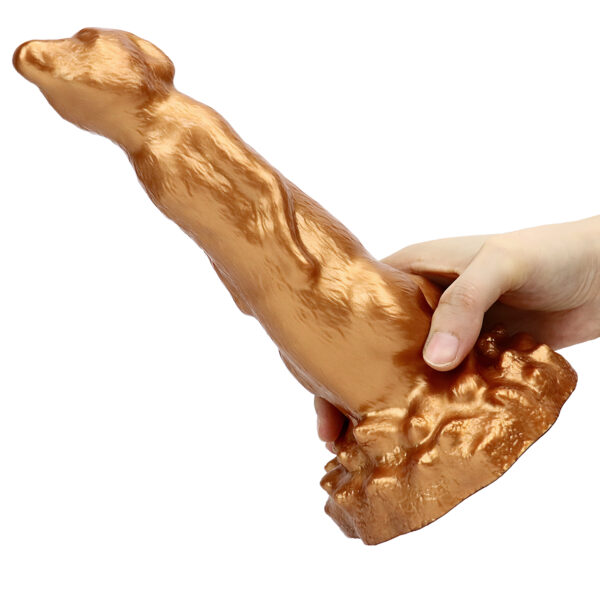 9.84"/25cm DS073 Dual Density Silicone Dildo – Item No. DS073 - Image 5