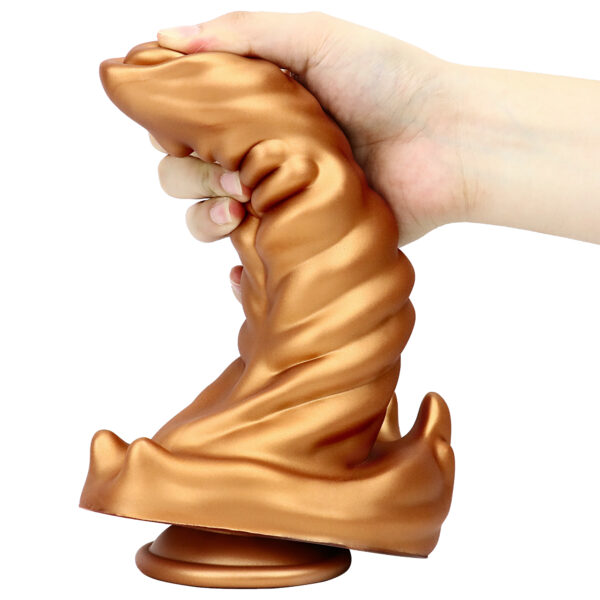 9.05"/23cm DS081 Dual Density Silicone Dildo – Item No. DS081 - Image 3