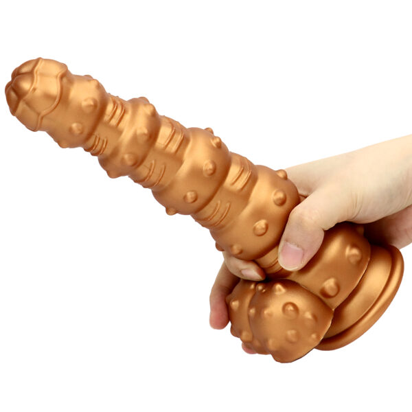 9.05"/23cm DS091 Dual Density Silicone Dildo – Item No. DS091 - Image 2