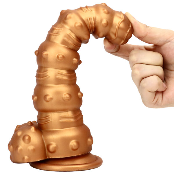 9.05"/23cm DS091 Dual Density Silicone Dildo – Item No. DS091 - Image 7