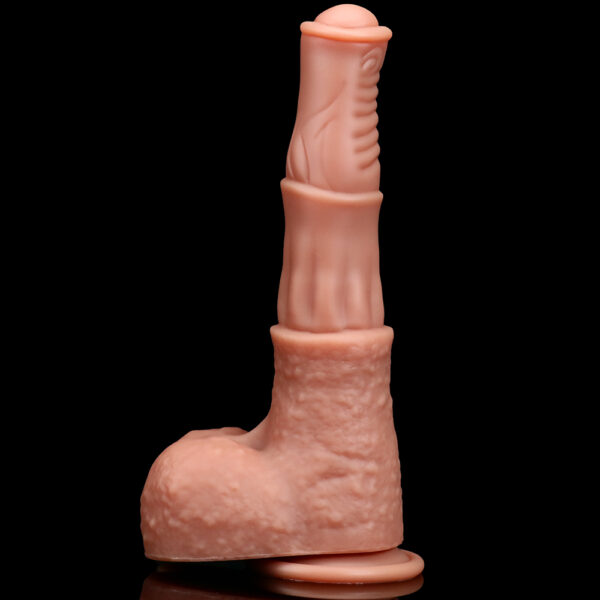 10.03"/25.5cm DS093 Dual Density Silicone Dildo – Item No. DS093 - Image 7