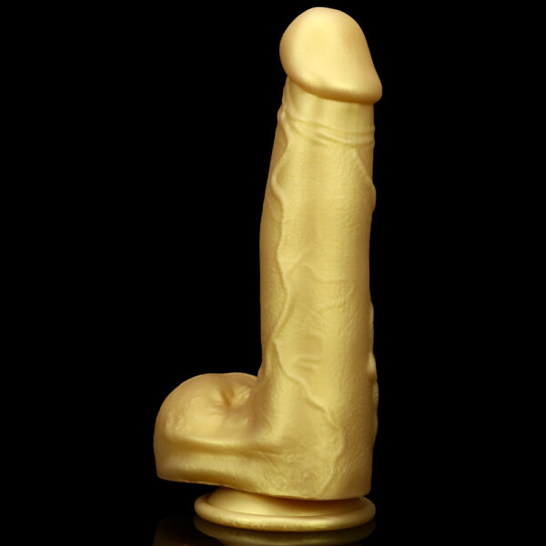 9.74"/24.75cm DS104 Dual Density Silicone Dildo – Item No. DS104 - Image 7