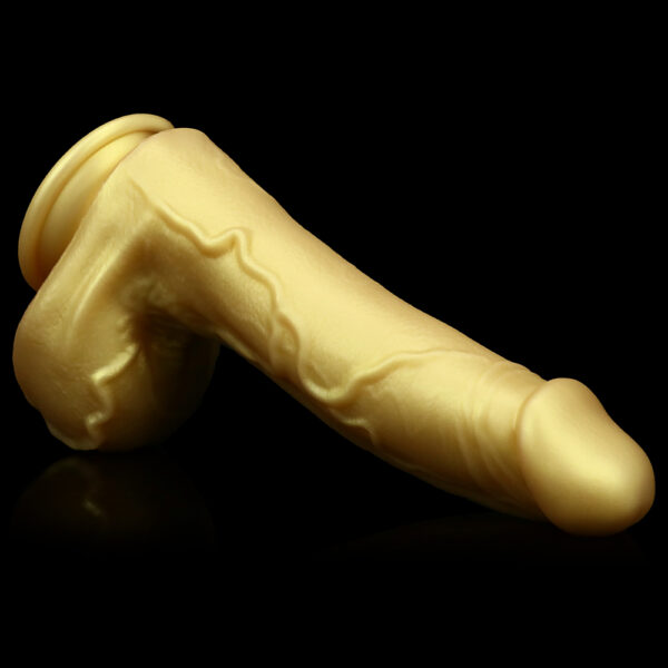 9.74"/24.75cm DS104 Dual Density Silicone Dildo – Item No. DS104 - Image 6