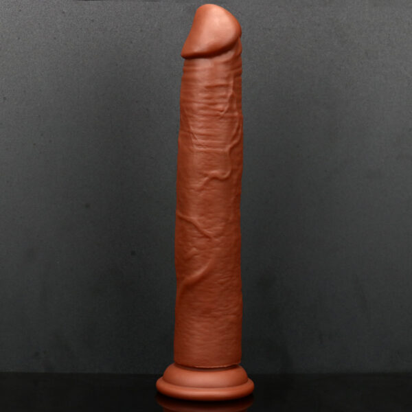 9.64"/24.5cm DS112 Dual Density Silicone Dildo – Item No. DS112