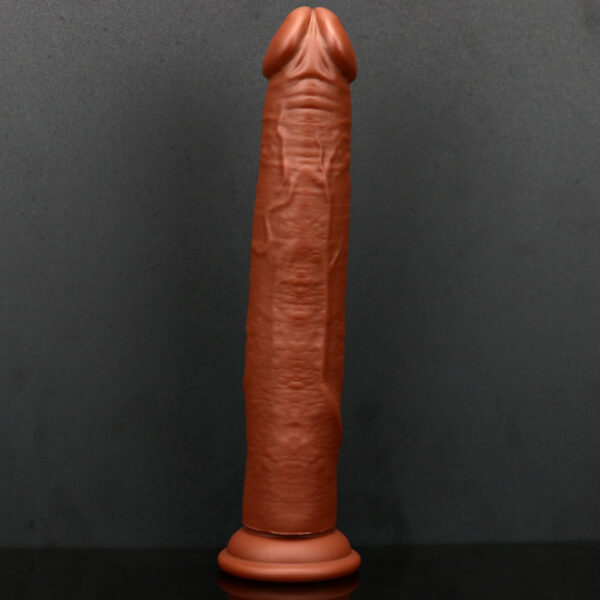 9.64"/24.5cm DS112 Dual Density Silicone Dildo – Item No. DS112 - Image 5