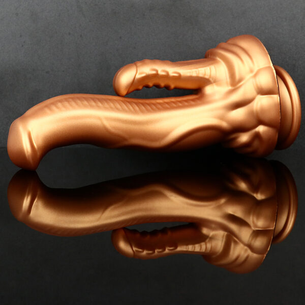 9.25"/23.5cm DS116 Dual Density Silicone Dildo – Item No. DS116 - Image 2