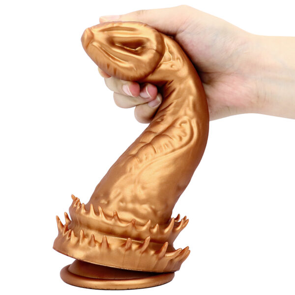 9.25"/23.5cm DS119 Dual Density Silicone Dildo – Item No. DS119 - Image 3
