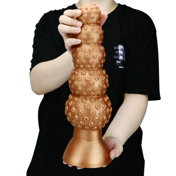 13.5"/34.5cm DS137 Dual Density Silicone Dildo – Item No. DS137 - Image 2