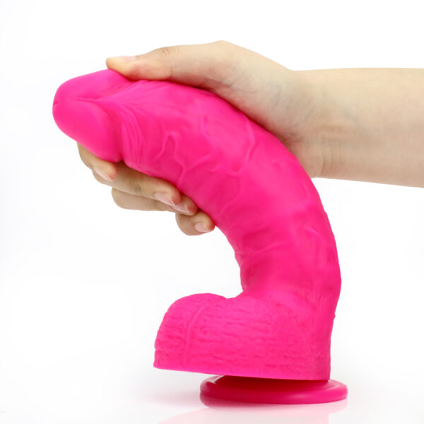 9.25"/23.5cm DS142 Dual Density Silicone Dildo – Item No. DS142 - Image 3