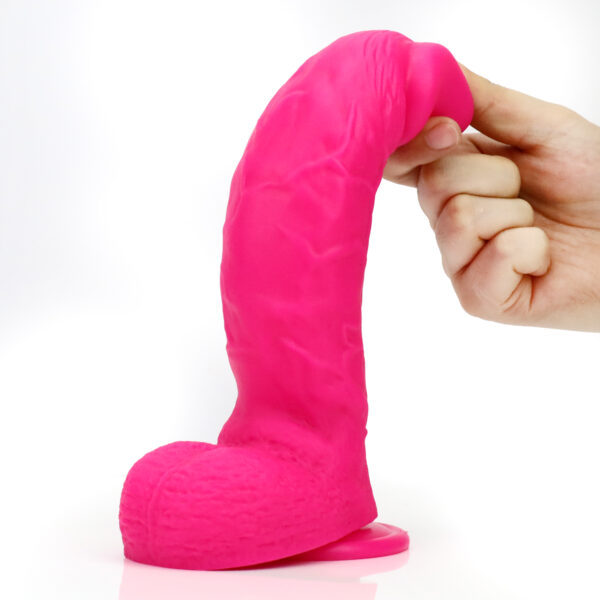 9.25"/23.5cm DS142 Dual Density Silicone Dildo – Item No. DS142 - Image 2