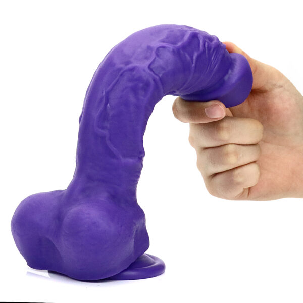 8.75"/22.25cm DS144 Dual Density Silicone Dildo – Item No. DS144 - Image 2