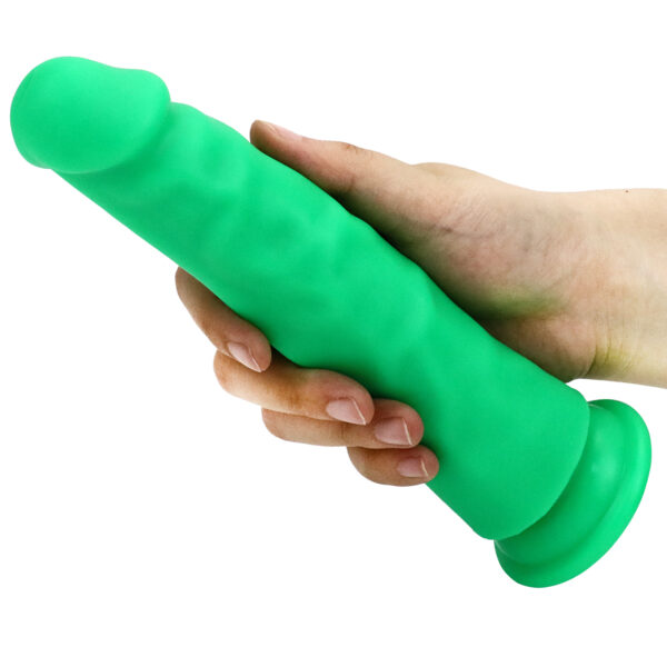 8.26"/21cm DS148 Dual Density Silicone Dildo – Item No. DS148 - Image 3