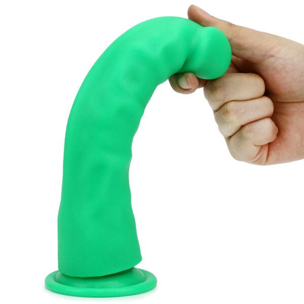 8.26"/21cm DS148 Dual Density Silicone Dildo – Item No. DS148 - Image 2