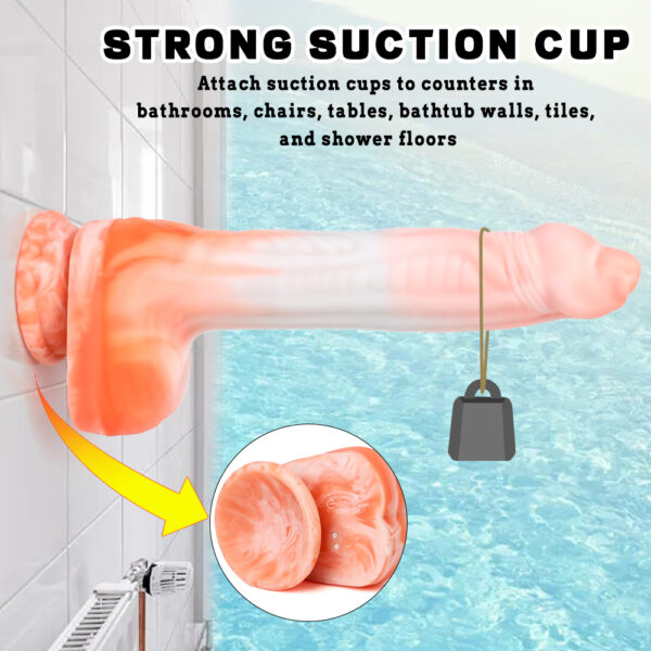 9.25” Thrusting, Vibrating & Heating Dildo – Select from Realistic or Fantasy Styles, VD031 - Image 9