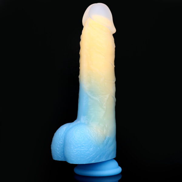 VD040 8.66” Thrusting, Vibrating & Heating Fantasy Dildo – 6 Colors, Translucent Tip, 6 Thrust Modes, 8 Vibration Patterns, Remote, Suction Cup - Image 9