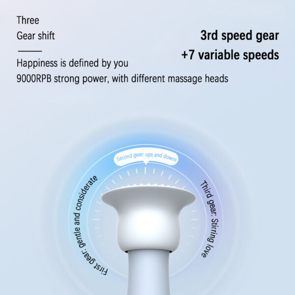 Sweet Excitement Pocket Beast — Combinable Mini Vibrator, 3 Speeds + 7 Vibration Modes, 3 Extra Heads, Food?Grade Silicone, Pin?Hole Charging — KV-A007 - Image 5