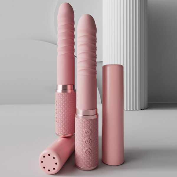 Intelligent Heating Thrusting Vibrator, 10 Vibration & 10 Thrusting Modes, USB Magnetic Charging – Item No. KV-A001