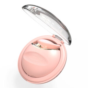 Compact Makeup-Style Vibrator, 6 Vibration Modes, Food?Grade Silicone, Magnetic Charging — KV-B008