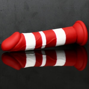 Rainbow Dildo Silicone Dildo with Strong Suction Base, 16.5 cm Total Length, 14.5 cm Insertable, 3 cm Diameter, Rainbow Gradient — KR-A019