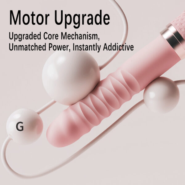 Intelligent Heating Thrusting Vibrator, 10 Vibration & 10 Thrusting Modes, USB Magnetic Charging – Item No. KV-A001 - Image 5