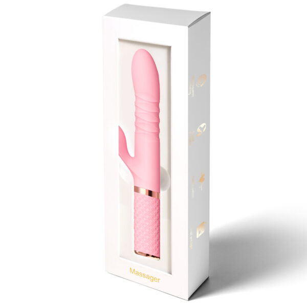 Intelligent Heating Thrusting Vibrator, 10 Vibration & 10 Thrusting Modes, USB Magnetic Charging – Item No. KV-A002 - Image 6