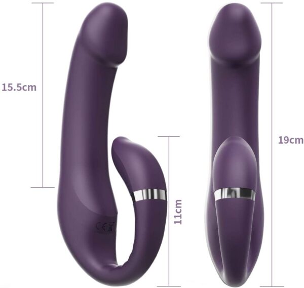Intelligent Heating Stroking Vibrator, 10 Stroking & 10 Vibration Modes, USB Magnetic Charging – KV-B001 - Image 6