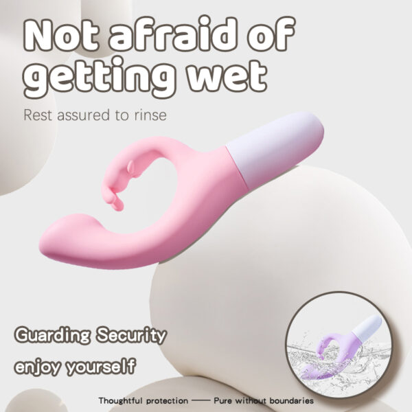 Dual?Head Intelligent Heating Vibrator, 10 Vibration Modes, <55 dB, Double?Layer Silicone – KV-B002 - Image 6