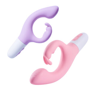 Dual?Head Intelligent Heating Vibrator, 10 Vibration Modes, <55 dB, Double?Layer Silicone – KV-B002