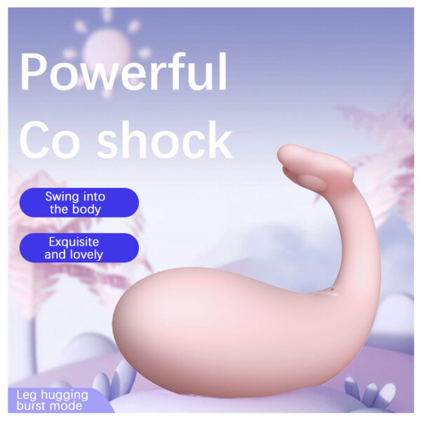 Compact Heating Vibrator, 10 Vibration Modes, Pin?Hole Charging, App Control – KV-C003 - Image 3
