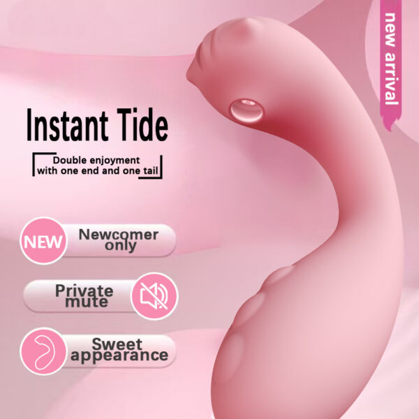 Suction & Vibration Vibrator, 10+10 Modes, Pin?Hole Charging, App Control – KV-C004 - Image 2
